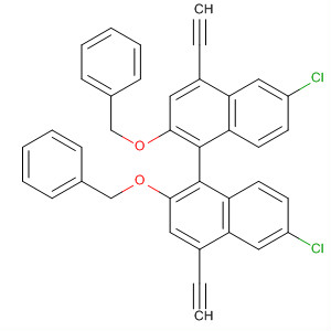 663610-89-7  1,1'-Binaphthalene,6,6'-dichloro-4,4'-diethynyl-2,2'-bis(phenylmethoxy)-, (1R)-
