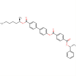 663611-05-0  1,4-Benzenedicarboxylic acid,4'-[[[(1R)-1-methylhexyl]oxy]carbonyl][1,1'-biphenyl]-4-yl(1R)-1-phenylethyl ester