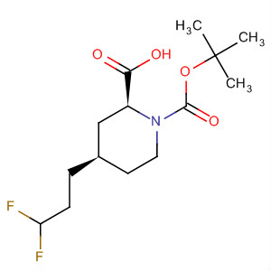 663614-47-9  1,2-Piperidinedicarboxylic acid, 4-(3,3-difluoropropyl)-,1-(1,1-dimethylethyl) ester, (2S,4R)-