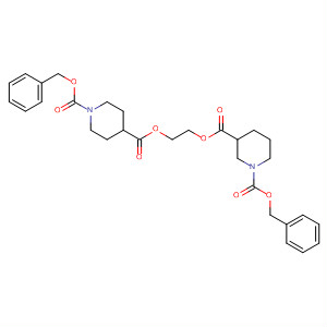 663624-41-7  1,3-Piperidinedicarboxylic acid,3-[2-[[[1-[(phenylmethoxy)carbonyl]-4-piperidinyl]carbonyl]oxy]ethyl]1-(phenylmethyl) ester