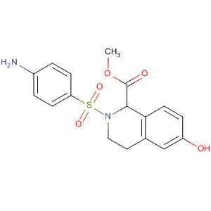 663932-04-5  1-Isoquinolinecarboxylic acid,2-[(4-aminophenyl)sulfonyl]-1,2,3,4-tetrahydro-6-hydroxy-, methyl ester