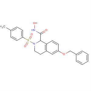 663932-20-5  1-Isoquinolinecarboxamide,1,2,3,4-tetrahydro-N-hydroxy-2-[(4-methylphenyl)sulfonyl]-6-(phenylmethoxy)-