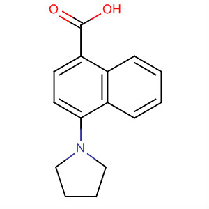 664362-55-4  1-Naphthalenecarboxylic acid, 4-(1-pyrrolidinyl)-