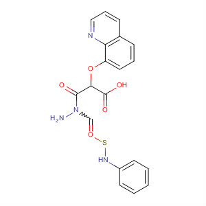 65625-13-0  Acetic acid, (8-quinolinyloxy)-, 2-[(phenylamino)thioxomethyl]hydrazide