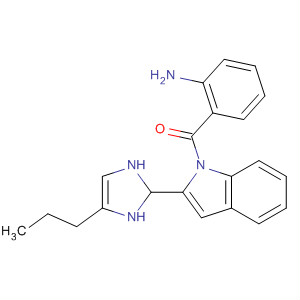 656257-20-4  1H-Indole,1-(2-aminobenzoyl)-2,3-dihydro-2-(4-propyl-1H-imidazol-2-yl)-