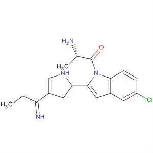 656257-25-9  1H-Indole,1-[(2S)-2-amino-1-oxopropyl]-5-chloro-2,3-dihydro-2-(4-propyl-1H-imidazol-2-yl)-, (2S)-