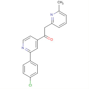 656257-71-5  Ethanone, 1-[2-(4-chlorophenyl)-4-pyridinyl]-2-(6-methyl-2-pyridinyl)-