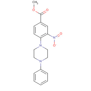 65639-58-9  Benzoic acid, 3-nitro-4-(4-phenyl-1-piperazinyl)-, methyl ester
