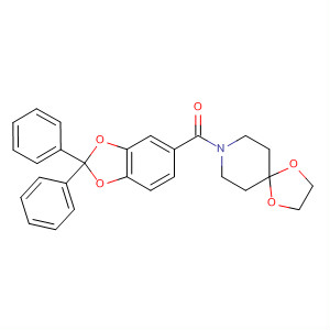 656803-85-9  1,4-Dioxa-8-azaspiro[4.5]decane,8-[(2,2-diphenyl-1,3-benzodioxol-5-yl)carbonyl]-