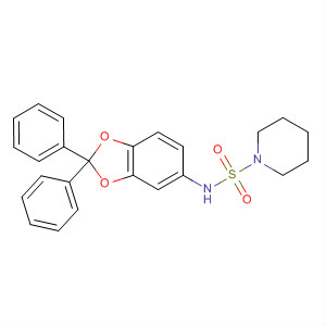 656804-29-4  1-Piperidinesulfonamide, N-(2,2-diphenyl-1,3-benzodioxol-5-yl)-