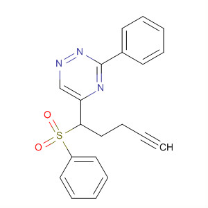 656807-15-7  1,2,4-Triazine, 3-phenyl-5-[1-(phenylsulfonyl)-4-pentynyl]-