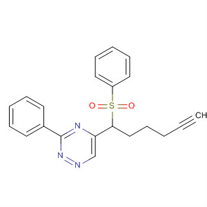 656807-16-8  1,2,4-Triazine, 3-phenyl-5-[1-(phenylsulfonyl)-5-hexynyl]-