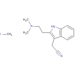 656807-42-0  1H-Indole-3-acetonitrile, 2-[2-(dimethylamino)ethyl]-, compd. withiodomethane (1:1)