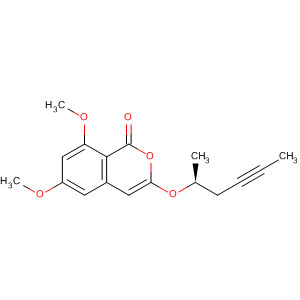 656809-57-3  1H-2-Benzopyran-1-one,6,8-dimethoxy-3-[[(1S)-1-methyl-3-pentynyl]oxy]-