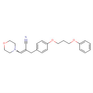 656810-63-8  Benzenepropanenitrile,a-(4-morpholinylmethylene)-4-(3-phenoxypropoxy)-