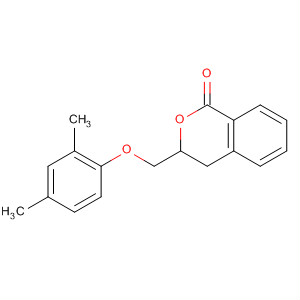 656812-86-1  1H-2-Benzopyran-1-one, 3-[(2,4-dimethylphenoxy)methyl]-3,4-dihydro-