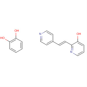 656813-38-6  1,2-Benzenediol, compd. with 2-[(1E)-2-(4-pyridinyl)ethenyl]pyridine(1:1), monohydrate