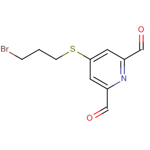656826-70-9  2,6-Pyridinedicarboxaldehyde, 4-[(3-bromopropyl)thio]-