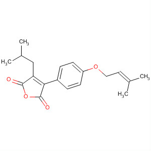 656830-24-9  2,5-Furandione,3-[4-[(3-methyl-2-butenyl)oxy]phenyl]-4-(2-methylpropyl)-