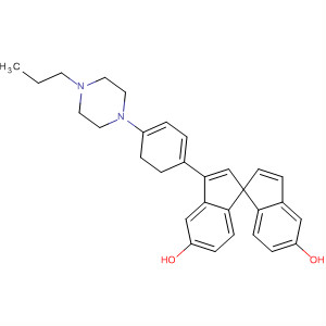 656832-42-7  1,1'-Spirobi[1H-indene]-5,5'-diol,2,3-dihydro-3'-[4-(4-propyl-1-piperazinyl)phenyl]-
