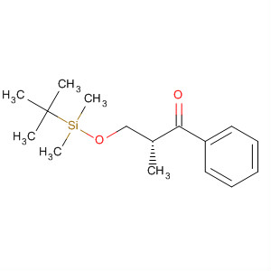 657394-58-6  1-Propanone,3-[[(1,1-dimethylethyl)dimethylsilyl]oxy]-2-methyl-1-phenyl-, (2R)-