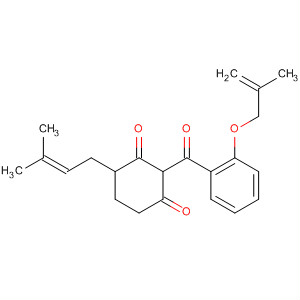 657401-97-3  1,3-Cyclohexanedione,4-(3-methyl-2-butenyl)-2-[2-[(2-methyl-2-propenyl)oxy]benzoyl]-
