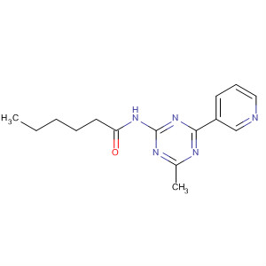 657412-00-5  Hexanamide, N-[4-methyl-6-(3-pyridinyl)-1,3,5-triazin-2-yl]-