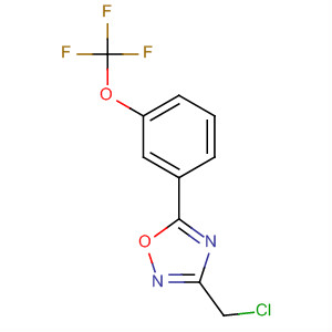 657423-59-1  1,2,4-Oxadiazole, 3-(chloromethyl)-5-[3-(trifluoromethoxy)phenyl]-