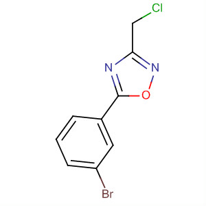657423-61-5  1,2,4-Oxadiazole, 5-(3-bromophenyl)-3-(chloromethyl)-