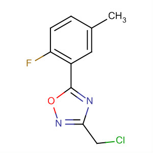 657424-58-3  1,2,4-Oxadiazole, 3-(chloromethyl)-5-(2-fluoro-5-methylphenyl)-