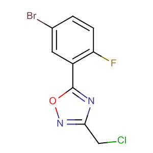 657424-60-7  1,2,4-Oxadiazole, 5-(5-bromo-2-fluorophenyl)-3-(chloromethyl)-