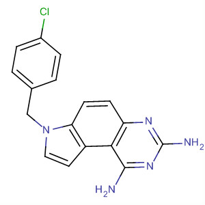 65795-43-9  7H-Pyrrolo[3,2-f]quinazoline-1,3-diamine, 7-[(4-chlorophenyl)methyl]-