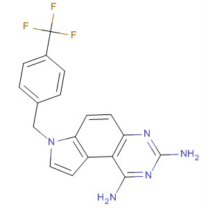 65795-48-4  7H-Pyrrolo[3,2-f]quinazoline-1,3-diamine,7-[[4-(trifluoromethyl)phenyl]methyl]-