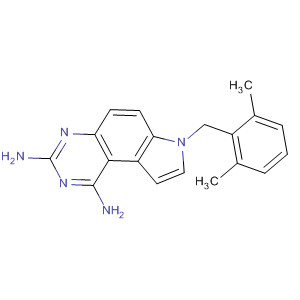 65795-58-6  7H-Pyrrolo[3,2-f]quinazoline-1,3-diamine,7-[(2,6-dimethylphenyl)methyl]-