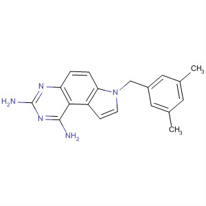 65795-60-0  7H-Pyrrolo[3,2-f]quinazoline-1,3-diamine,7-[(3,5-dimethylphenyl)methyl]-