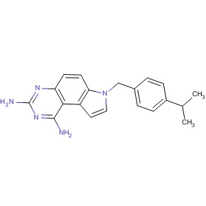 65795-63-3  7H-Pyrrolo[3,2-f]quinazoline-1,3-diamine,7-[[4-(1-methylethyl)phenyl]methyl]-