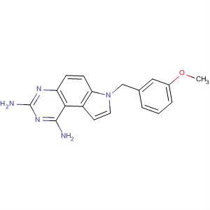 65795-67-7  7H-Pyrrolo[3,2-f]quinazoline-1,3-diamine, 7-[(3-methoxyphenyl)methyl]-