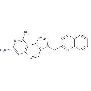 65795-82-6  7H-Pyrrolo[3,2-f]quinazoline-1,3-diamine, 7-(2-quinolinylmethyl)-