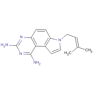 65795-87-1  7H-Pyrrolo[3,2-f]quinazoline-1,3-diamine, 7-(3-methyl-2-butenyl)-