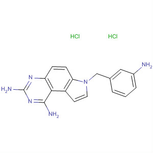 65795-98-4  7H-Pyrrolo[3,2-f]quinazoline-1,3-diamine, 7-[(3-aminophenyl)methyl]-,dihydrochloride