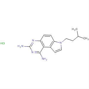 65796-05-6  7H-Pyrrolo[3,2-f]quinazoline-1,3-diamine, 7-(3-methylbutyl)-,monohydrochloride