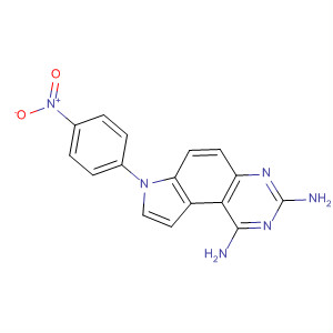 65796-16-9  7H-Pyrrolo[3,2-f]quinazoline-1,3-diamine, 7-(4-nitrophenyl)-