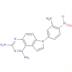 65796-19-2  7H-Pyrrolo[3,2-f]quinazoline-1,3-diamine, 7-(3-methyl-4-nitrophenyl)-