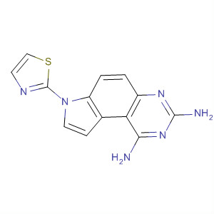 65796-20-5  7H-Pyrrolo[3,2-f]quinazoline-1,3-diamine, 7-(2-thiazolyl)-