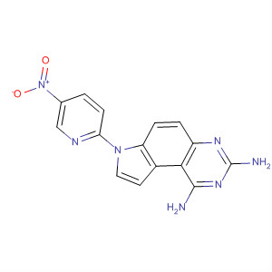 65796-21-6  7H-Pyrrolo[3,2-f]quinazoline-1,3-diamine, 7-(5-nitro-2-pyridinyl)-