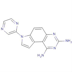 65796-24-9  7H-Pyrrolo[3,2-f]quinazoline-1,3-diamine, 7-pyrazinyl-
