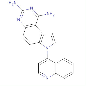 65796-26-1  7H-Pyrrolo[3,2-f]quinazoline-1,3-diamine, 7-(4-quinolinyl)-