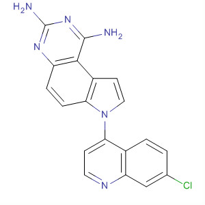 65796-28-3  7H-Pyrrolo[3,2-f]quinazoline-1,3-diamine, 7-(7-chloro-4-quinolinyl)-