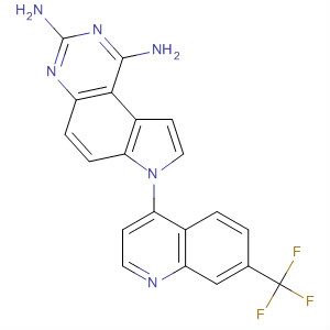 65796-29-4  7H-Pyrrolo[3,2-f]quinazoline-1,3-diamine,7-[7-(trifluoromethyl)-4-quinolinyl]-