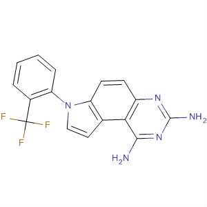 65796-32-9  7H-Pyrrolo[3,2-f]quinazoline-1,3-diamine, 7-[2-(trifluoromethyl)phenyl]-